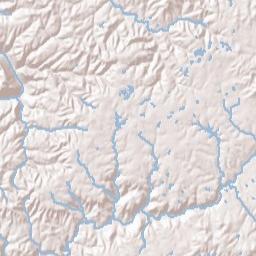 Toomy Tennessee Terrain Map
