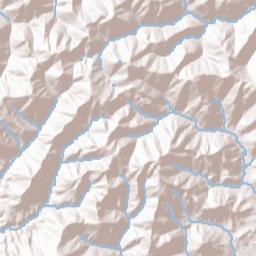 Stanfill Tennessee Terrain Map