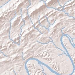 Zion Hill Tennessee Terrain Map