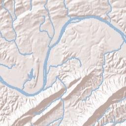 Mole Tennessee Terrain Map