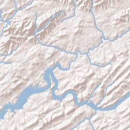 Galloway Mill Tennessee Terrain Map