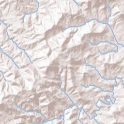 Alleghany County Terrain Map