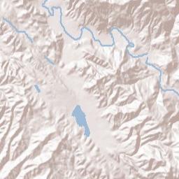San Benito California Terrain Map