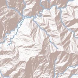Potwisha California Terrain Map