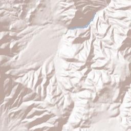 Inyo County Terrain Map