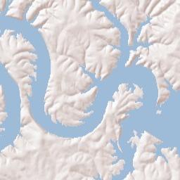 Diamond City Arkansas Terrain Map