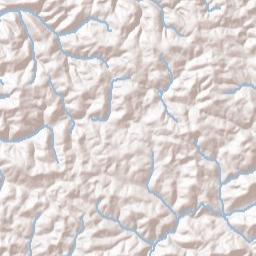 Sandlick Tennessee Terrain Map