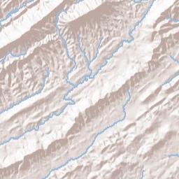 Striggersville Tennessee Terrain Map