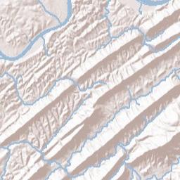Van Hill Tennessee Terrain Map