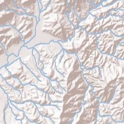 Shouns Tennessee Terrain Map