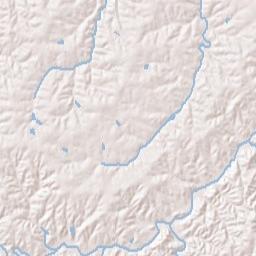 Caswell County Terrain Map