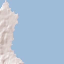 Ródos Terrain Map