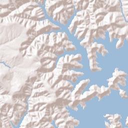 Vista Shores Arkansas Terrain Map