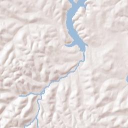 South Lead Hill Arkansas Terrain Map