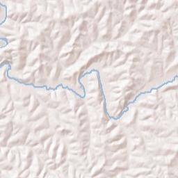 Vidette Arkansas Terrain Map
