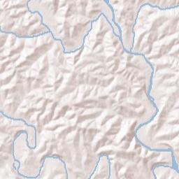 Baker Ford Arkansas Terrain Map