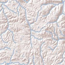 West Robbins Tennessee Terrain Map