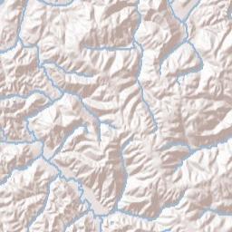 New River Tennessee Terrain Map