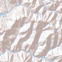 Straight Fork Tennessee Terrain Map