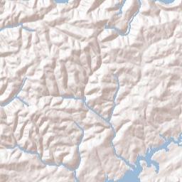 White Hollow Tennessee Terrain Map