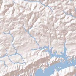 Welch Crossroad Tennessee Terrain Map