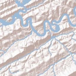 Williams Springs Tennessee Terrain Map