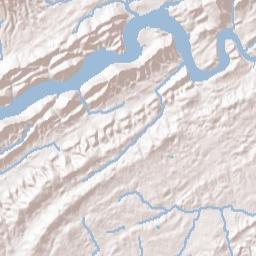 Saint Clair Tennessee Terrain Map