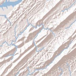 Strahl Tennessee Terrain Map