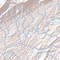 Pine Grove Tennessee Terrain Map