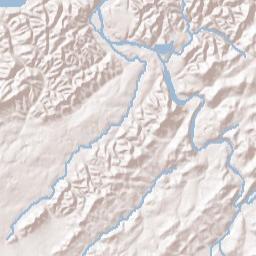 Watauga Flats Tennessee Terrain Map