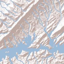 Pierce Tennessee Terrain Map