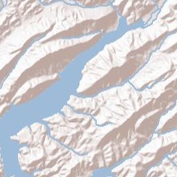 Dry Hill Tennessee Terrain Map