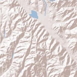 Bitterwater California Terrain Map