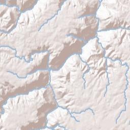 Sandy Tennessee Terrain Map