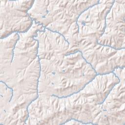 Burrville Tennessee Terrain Map