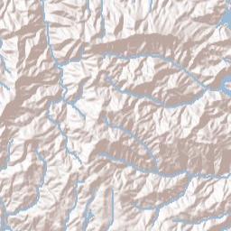 Little Milligan Tennessee Terrain Map