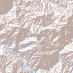 Big Sur California Terrain Map