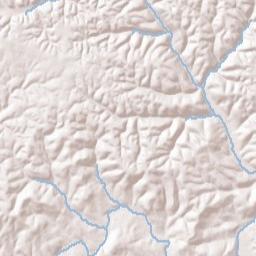 Zinc Arkansas Terrain Map