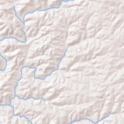 Wideman Arkansas Terrain Map