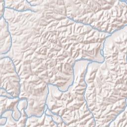 White Oak Flat Tennessee Terrain Map