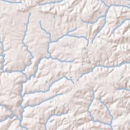 Lavender Tennessee Terrain Map