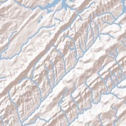 Stokes Mill Tennessee Terrain Map