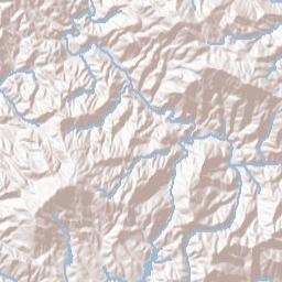 Whitehead Hill Tennessee Terrain Map
