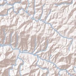 Shell Creek Tennessee Terrain Map