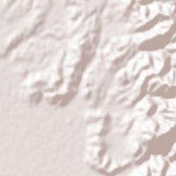 Awara-shi Terrain Map