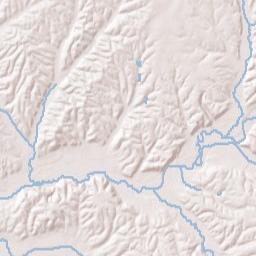 Rocky Comfort Arkansas Terrain Map