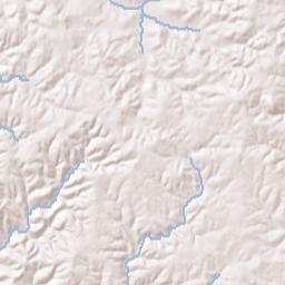 Rodney Arkansas Terrain Map