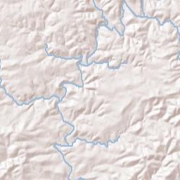 Pineville Arkansas Terrain Map