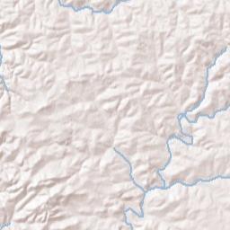 Twin Bridges Arkansas Terrain Map