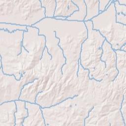 Pillowville Tennessee Terrain Map